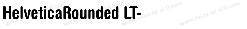 HelveticaRounded LT字体转换